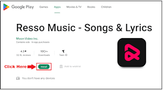 Resso app for PC