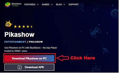 Pikashow app for PC Pikashow app for PC